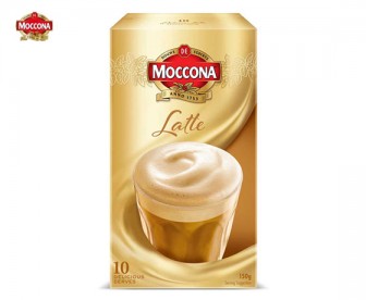Moccona 摩可纳 丝滑拿铁三合一速溶咖啡 10条/盒 150克